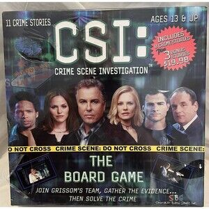 C.S.I. : The Board Game [895193037700] CSI - Crime Scene Investigation * NEW
